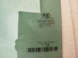 Стекло двери hyundai tucson tl 2015-2021 задн. лев.