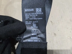 Ремень безопасности nissan qashqai j11 2013-2021 перед. прав.